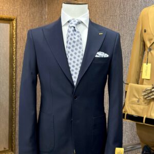 Altinkumaş  Donkerblauw  Colbert met opsteektzak