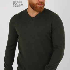 Brango Donkere Kaki Trui