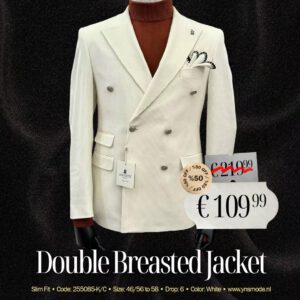 Daviente DB Wit Colbert